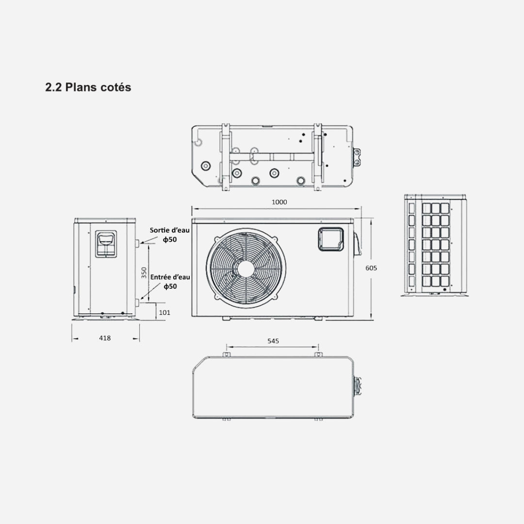 Plans côtés