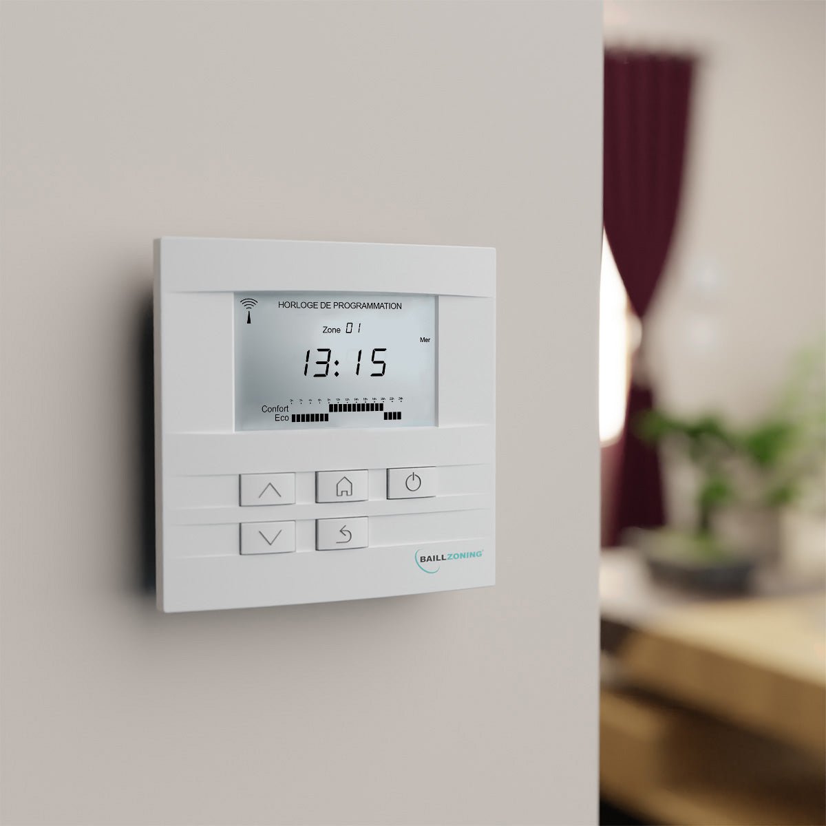 Horloge de programmation Blanche