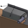 Kit buse entrée/sortie d'air horizontal ∅125 mm pour WINEARM15