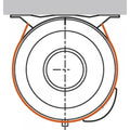 Kit de cerclage Atlantic pour chauffe-eau horizontaux muraux raccordement dessous - 009115