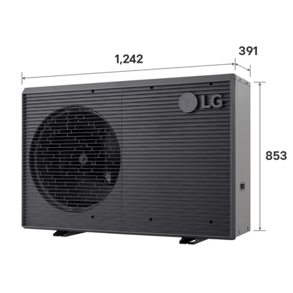 LG Therma V 9 kW - Monobloc R32 - Monophasé - HM091MRS.UA40