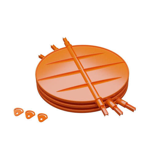 Lot de 3 volets Ø200 mm - VRD3XS