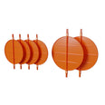 Lot de 4 volets Ø 200 + 2x 250 mm