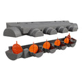 Lot de 4 volets Ø 200 + 2x 250 mm
