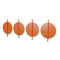 Lot de 4 volets Ø200 mm - VRD4S