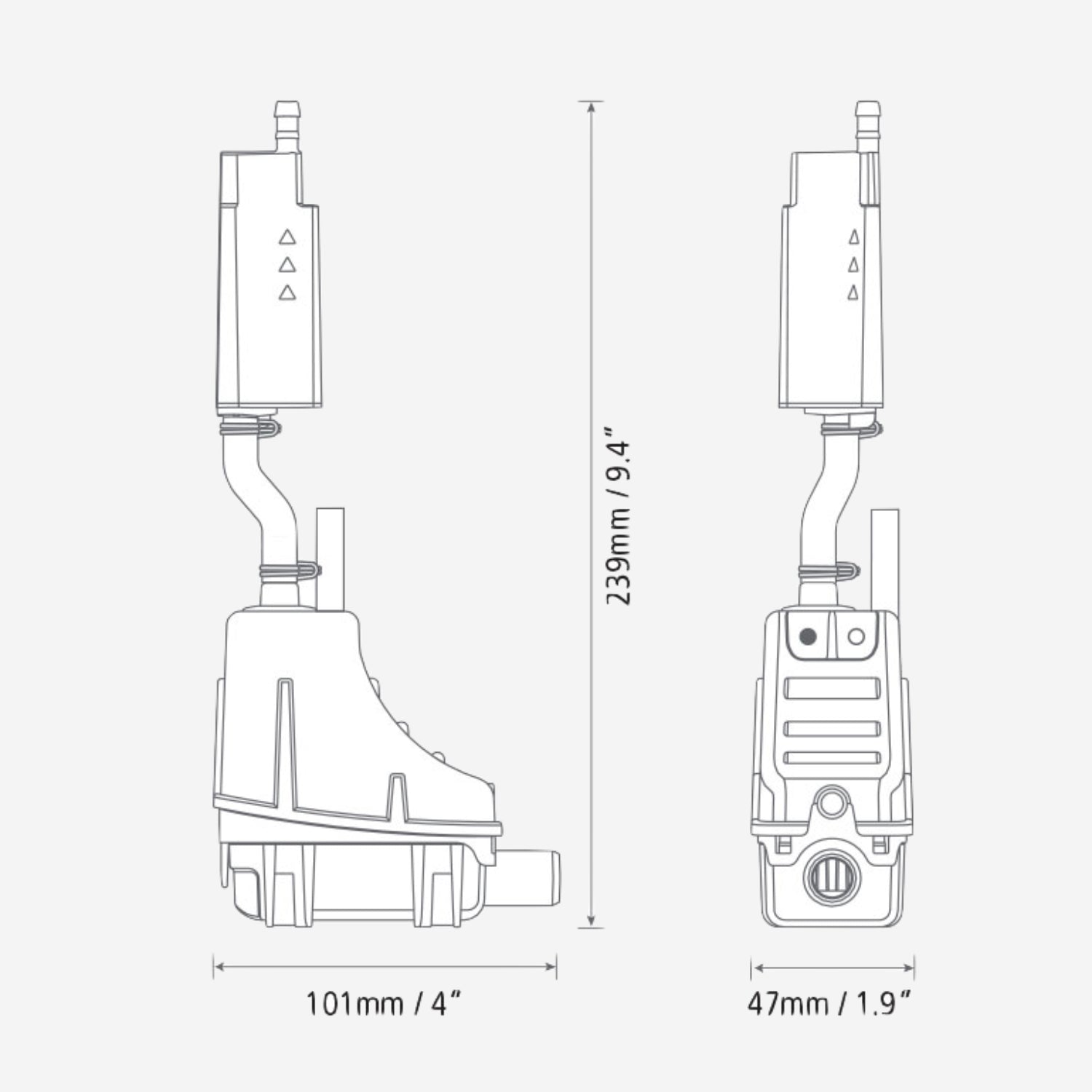 Mini verte Silence + Slimline