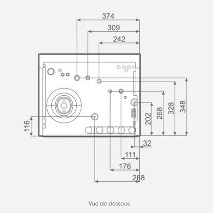 Dimension de la Naema 3 Duo 25 kW