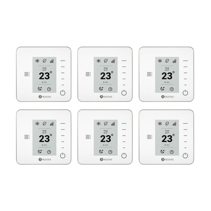 Pack Airzone PTTTR6B - 6 thermostats radio - PTTTR6B