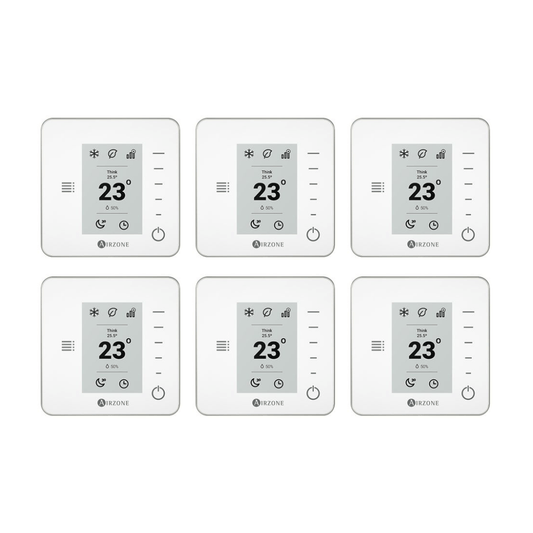 Pack Airzone PTTTR6B - 6 thermostats radio - PTTTR6B