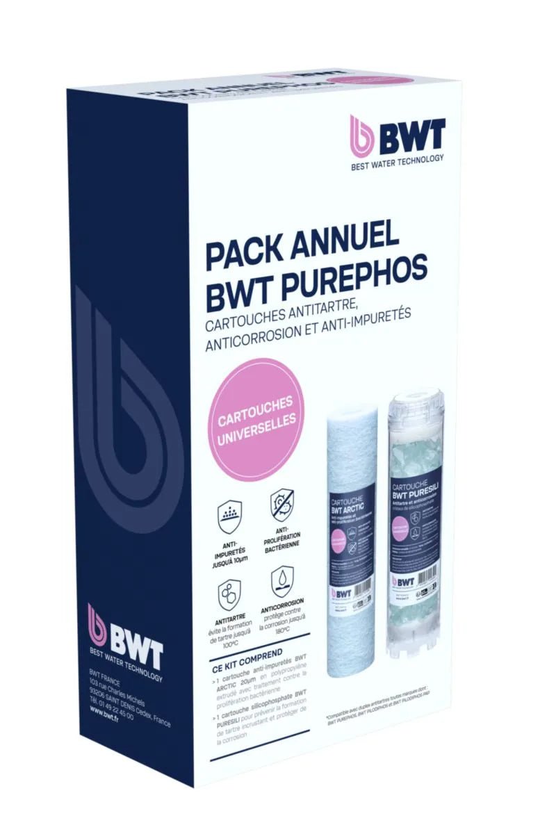 Pack de cartouches anti-impuretés, antitartre et anticorrosion - 125686079