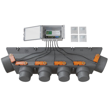 pack de régulation 4 zones plénum 6s volets 24v thermostats
