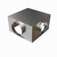 Plénum pour grille de repise de 600X600
