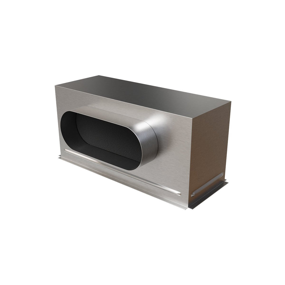 Plénum acier isolé extra-plat de 400x150