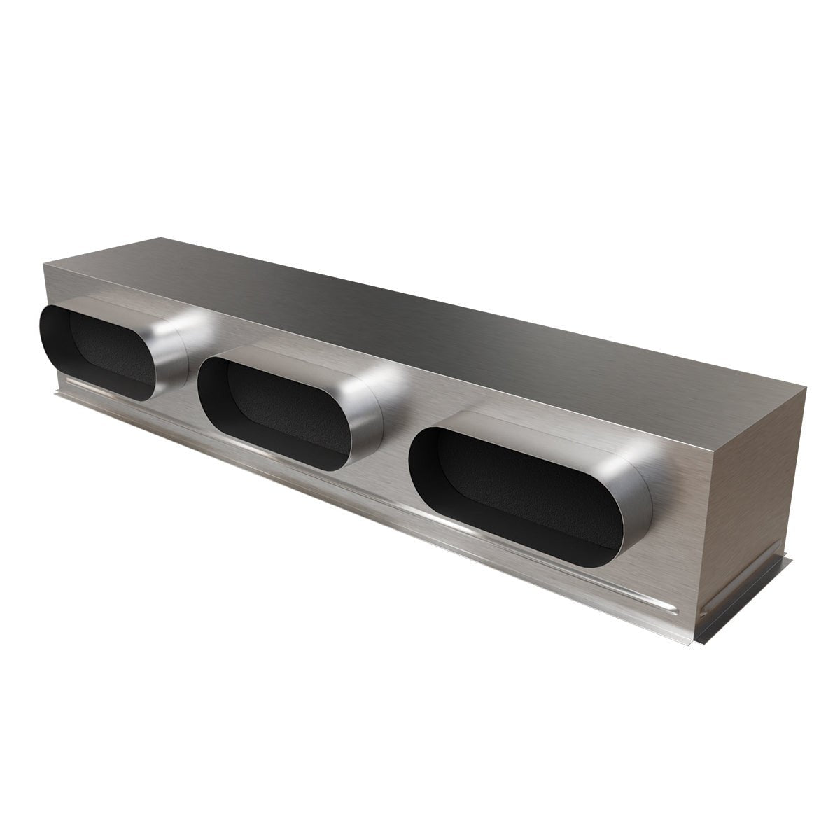 Plénum acier isolé extra-plat 1000x200