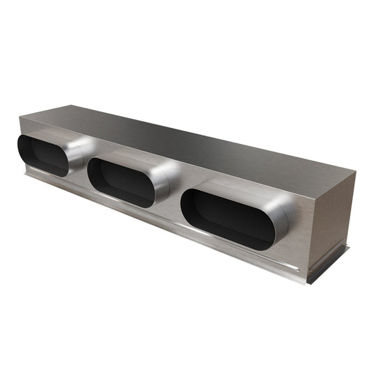 Plénum acier isolé extra-plat 1000x200