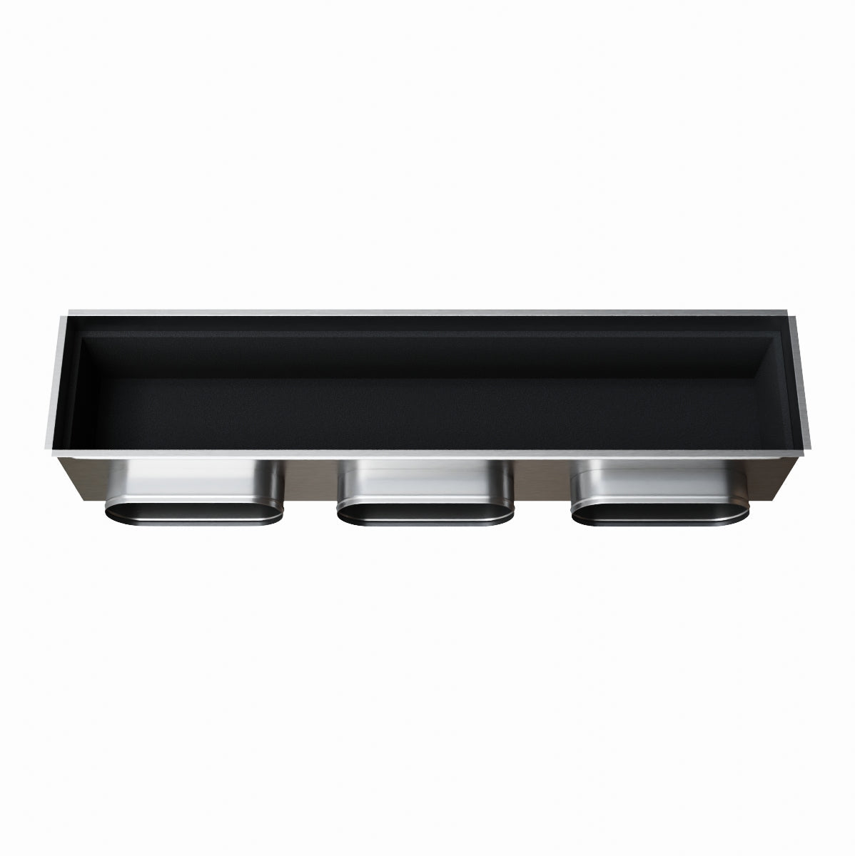 Plénum acier isolé extra-plat 1000x200