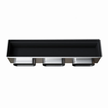 Plénum acier isolé extra-plat 1000x200