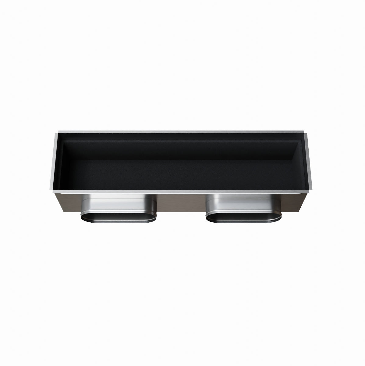 Plénum acier isolé extra-plat de 800x200
