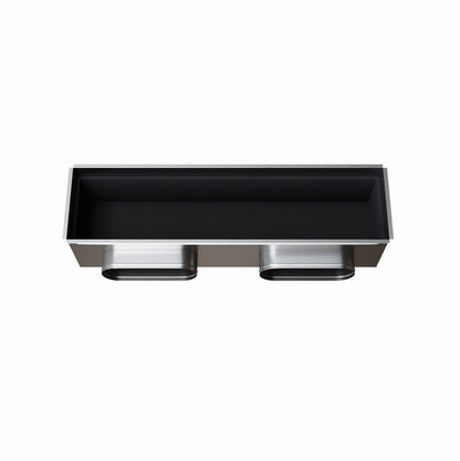 Plénum acier isolé extra-plat de 800x200