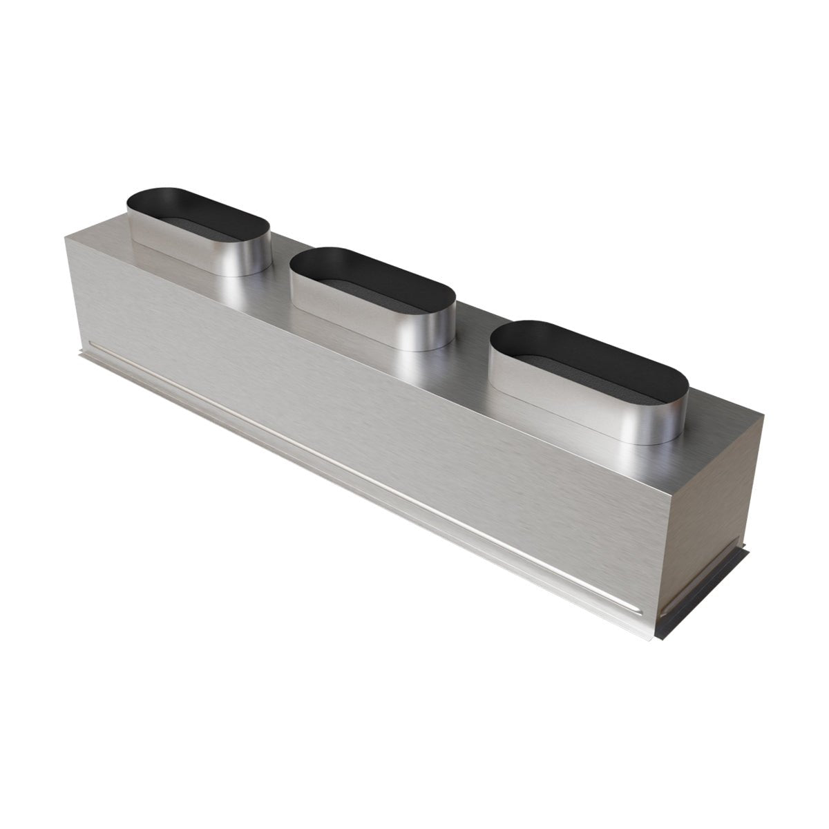 Plénum acier isolé 1000x200 mm