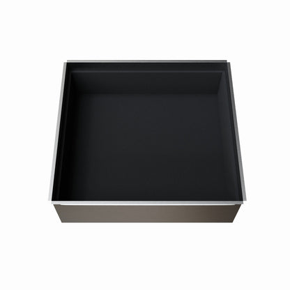 Plénum acier isolé 600x600 mm