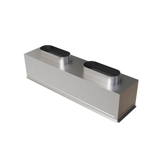 Plénum acier isolé 800x200 mm