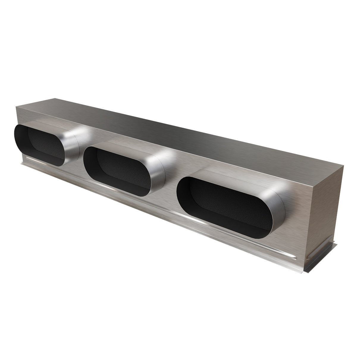 Plénum acier isolé extra-plat 1000x150