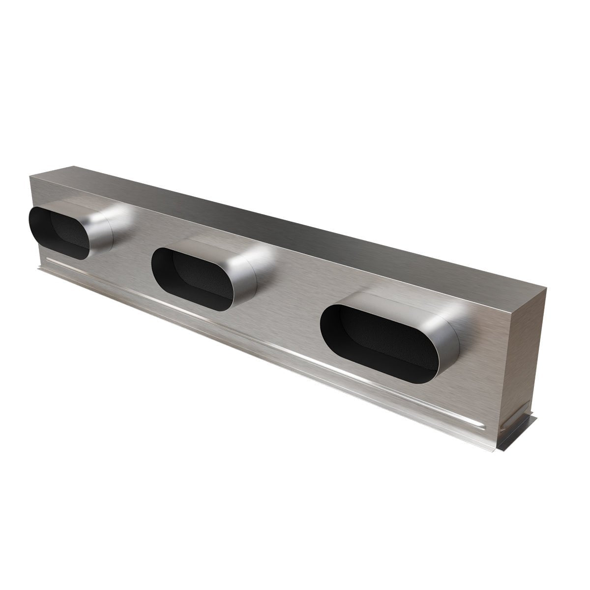 Plénum acier isolé extra-plat 1000x100