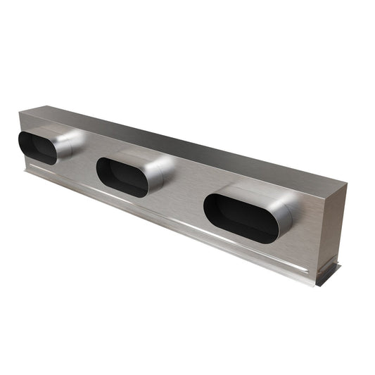 Plénum acier isolé extra-plat 1000x100