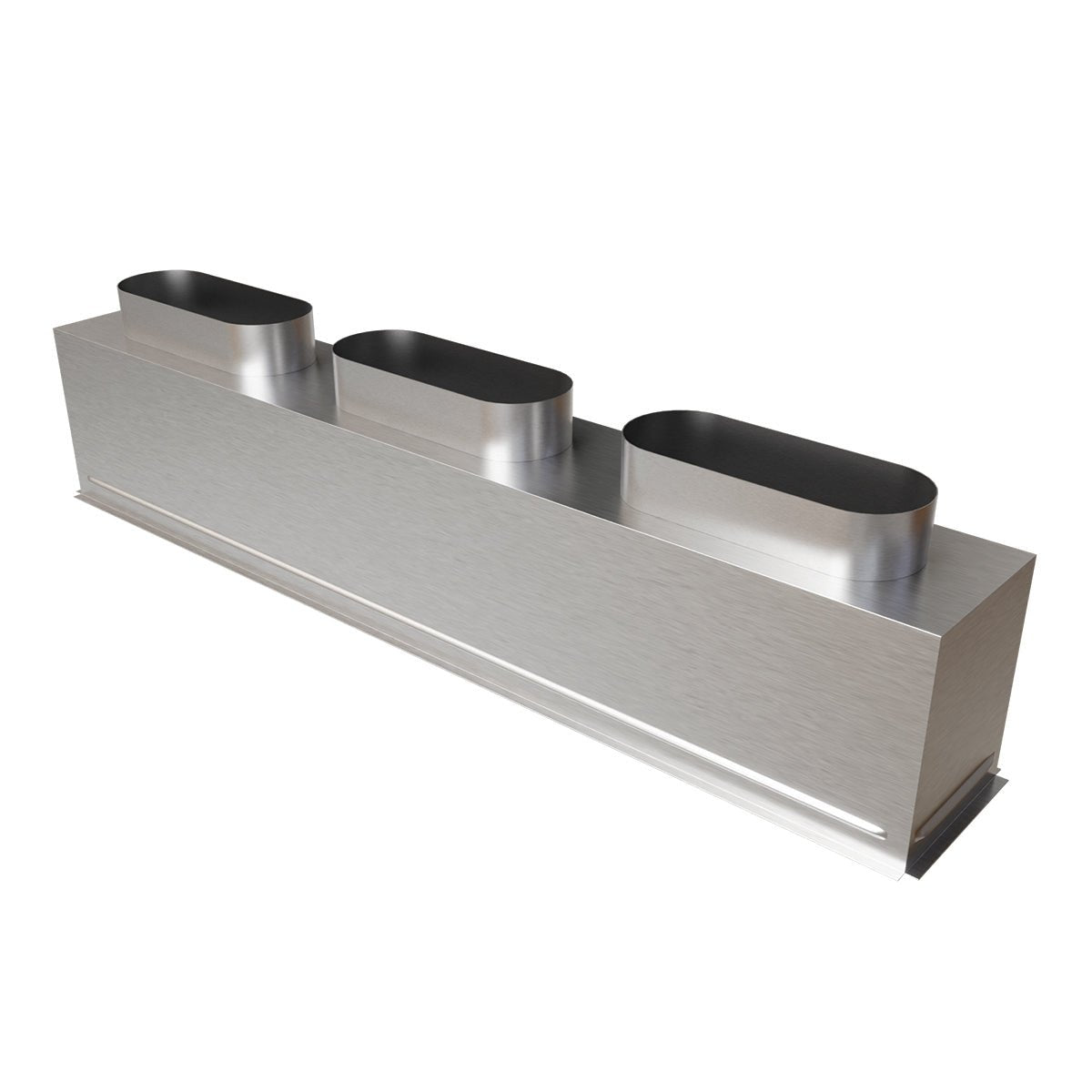 Plénum acier isolé de 1000X150 mm