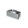 Plénum acier isolé de 500X150 mm