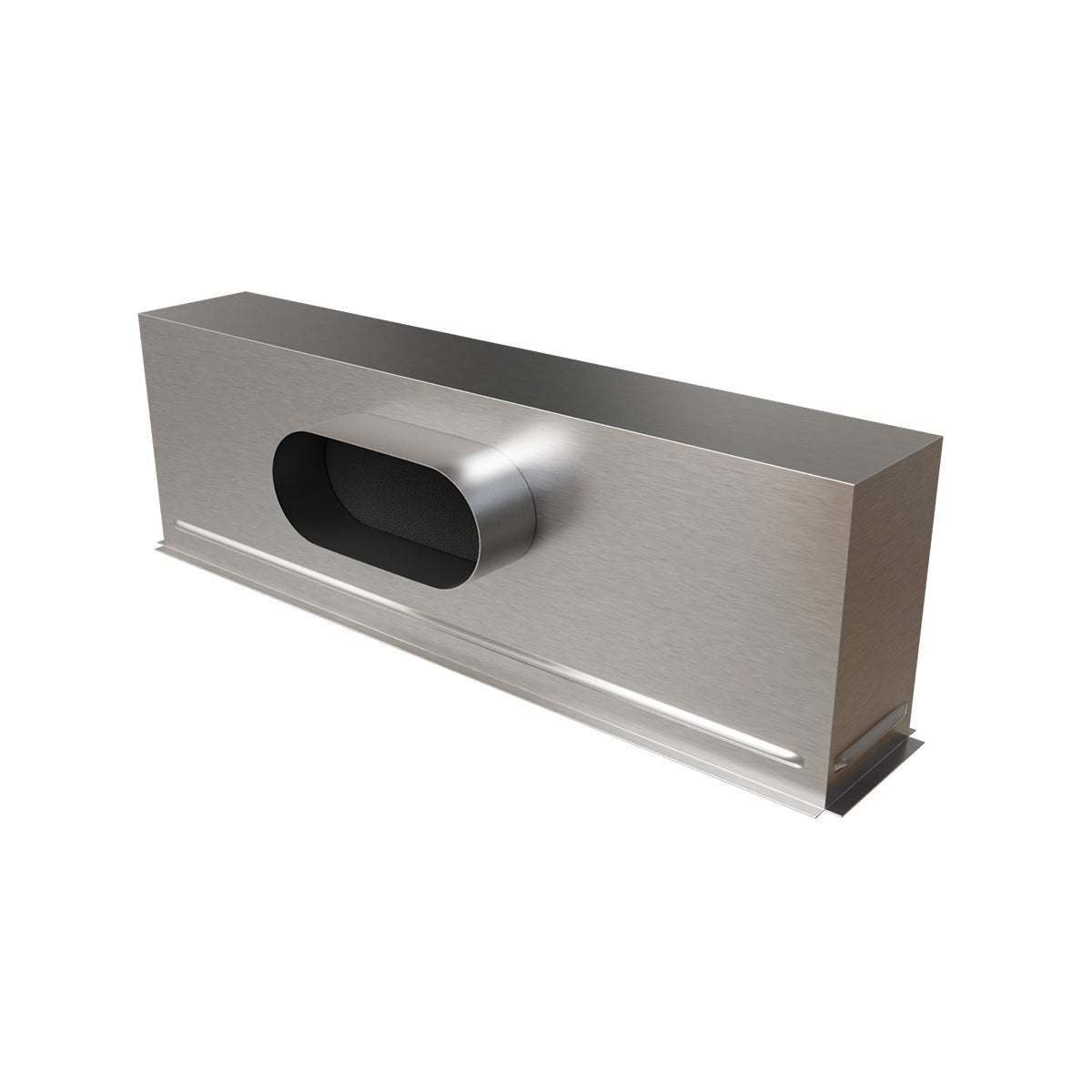 Plénum acier isolé extra-plat de 600x100
