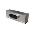 Plénum acier isolé extra-plat de 600x150