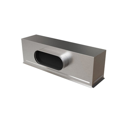 Plénum acier isolé extra-plat de 600x150