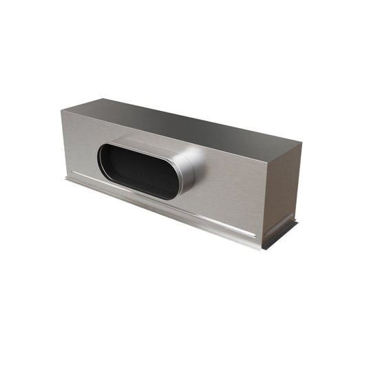 Plénum acier isolé extra-plat de 600x150