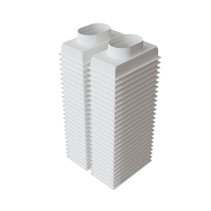 Plénum de soufflage en ABS de 300x150 mm