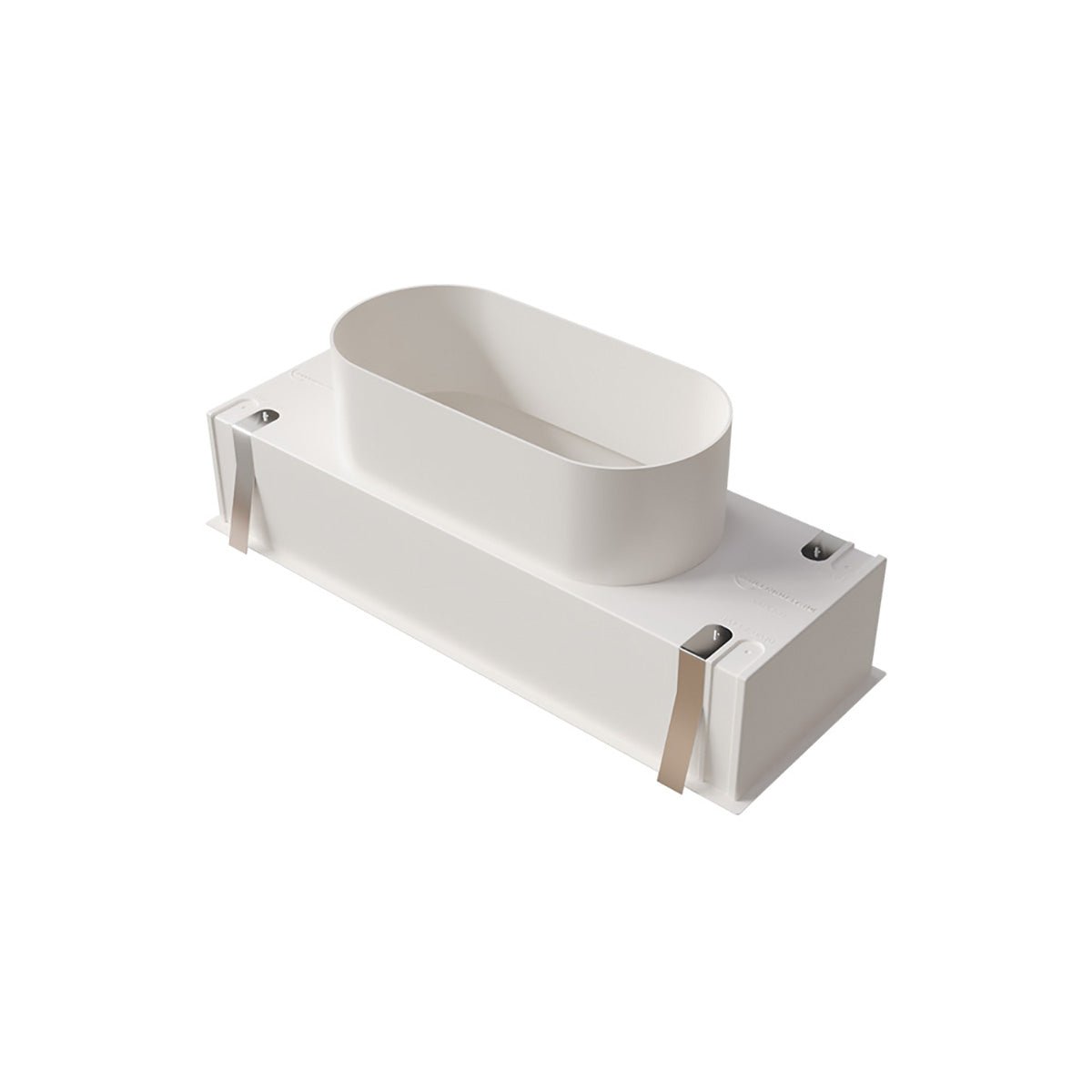 Plénum de soufflage en ABS de 300x100 mm