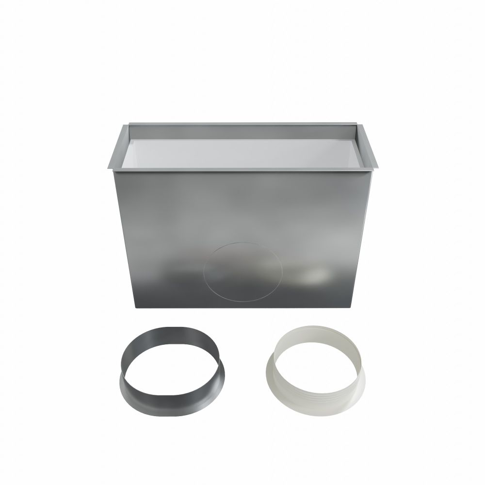 Plénum acier pour GSL400X150