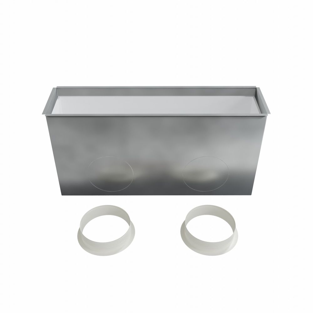 Plénum acier pour GSL600X150