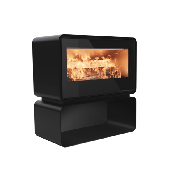 Poêle à bois Morvan Extr'M 7,6 kW Acier noir - 526235