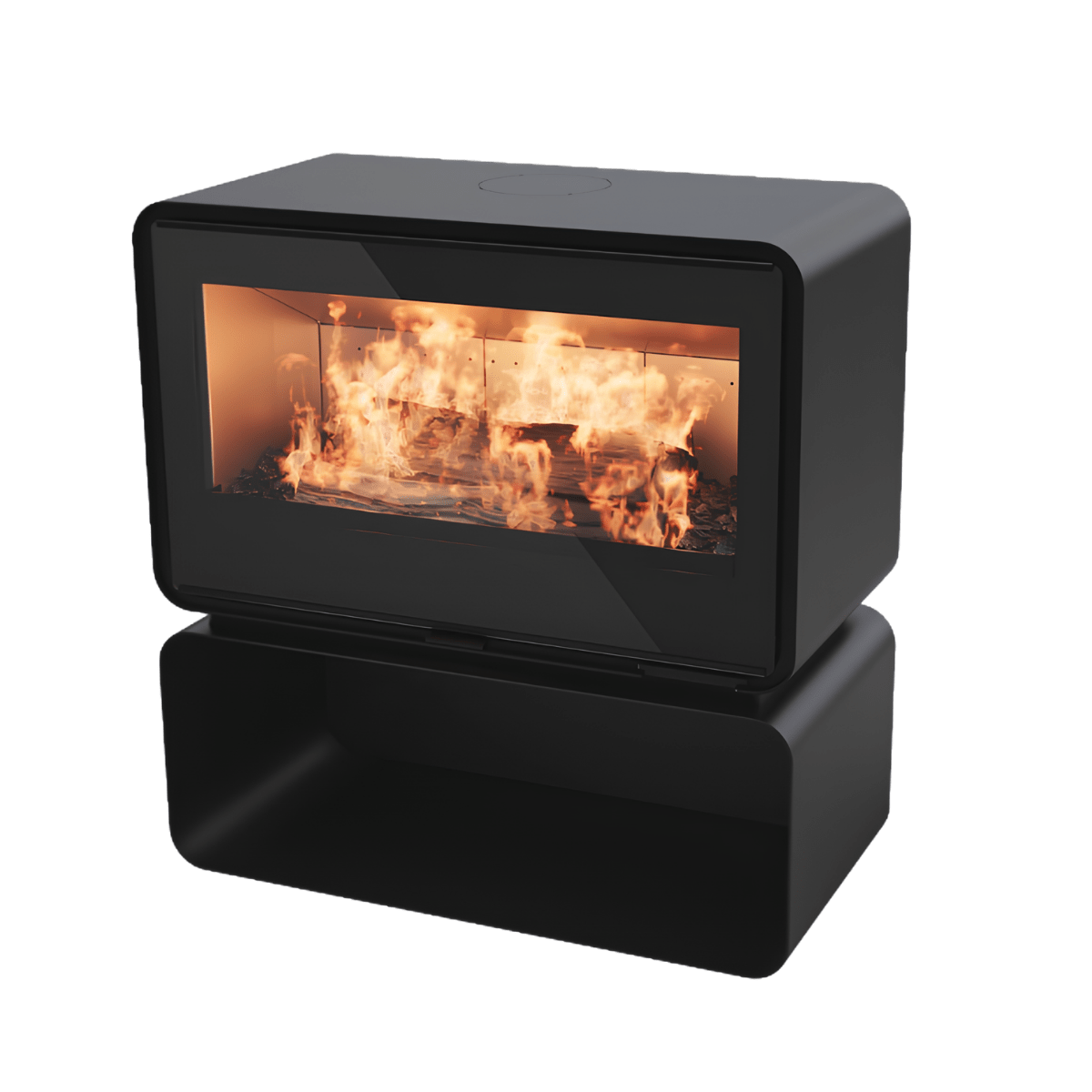 Poêle à bois Morvan Extr'M 7,6 kW Acier noir - 526235