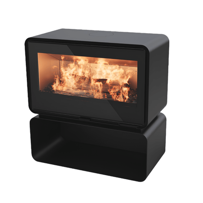 Poêle à bois Morvan Extr'M 7,6 kW Acier noir - 526235