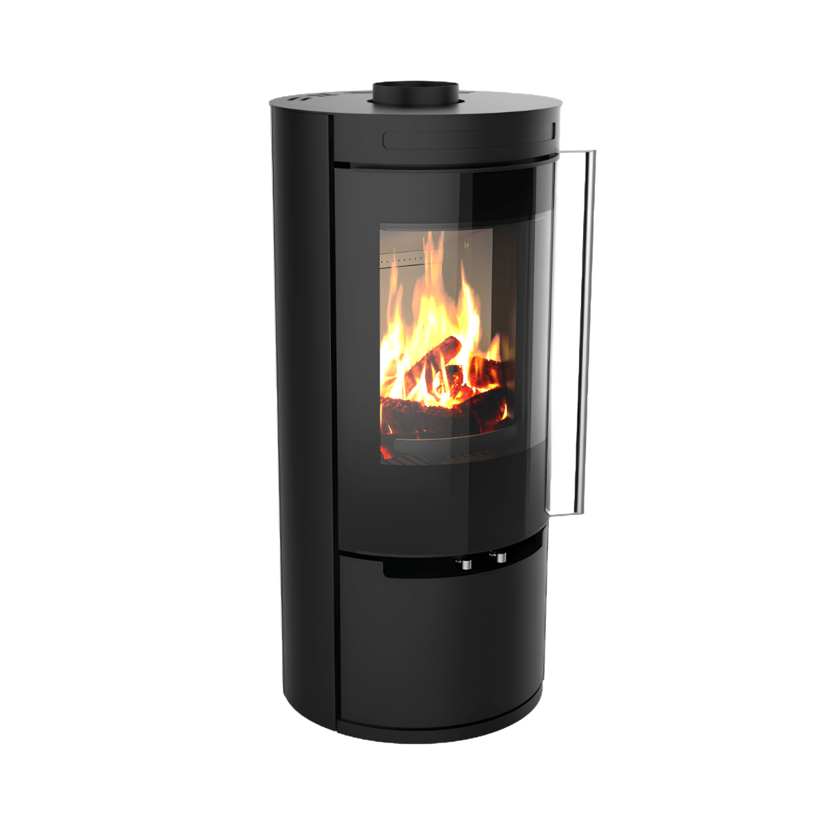 Poêle à bois Morvan Fusion 7 kW Acier noir - 526204