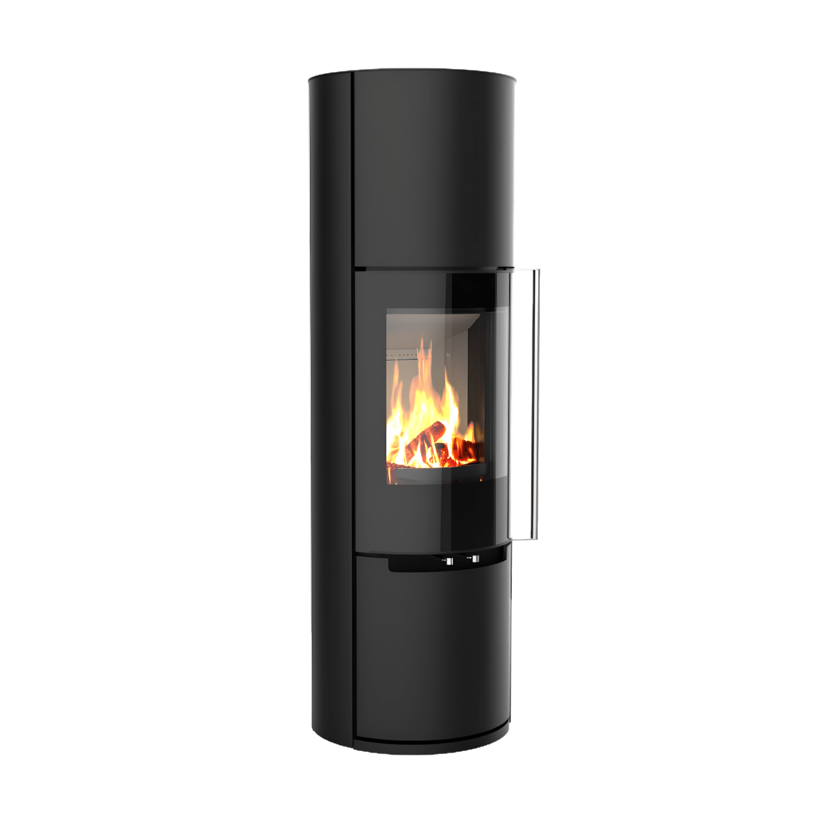 Poêle à bois Morvan Fusion'L 7 kW Acier noir - 526206