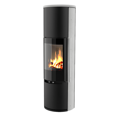 Poêle à bois Morvan Fusion'L 7 kW Pierre de taille - 526207