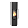 Poêle à bois Morvan Fusion'L 7 kW Pierre de taille - 526207