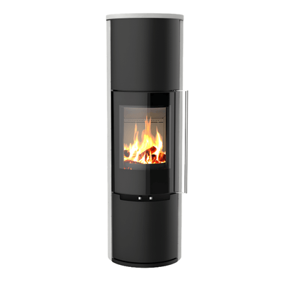Poêle à bois Morvan Fusion'L 7 kW Pierre de taille - 526207