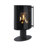 Poêle à bois Morvan Hemisph'R 6,3 kW Acier noir - 526260