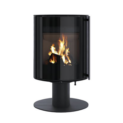 Poêle à bois Morvan Hemisph'R 6,3 kW Acier noir - 526260