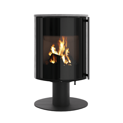 Poêle à bois Morvan Hemisph'R 6,3 kW Pierre ollaire - 526264